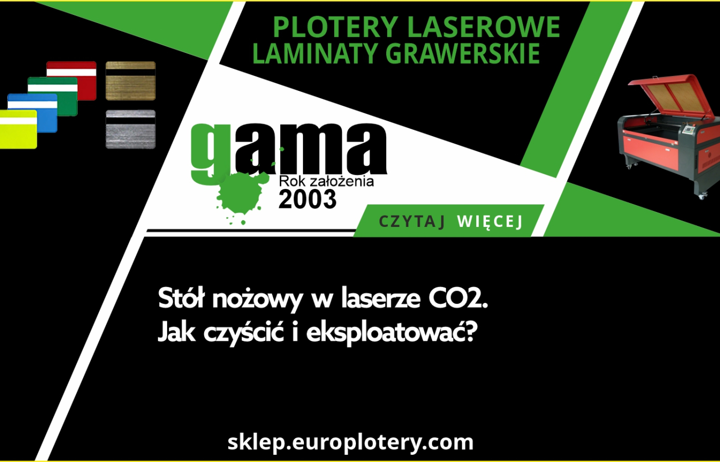 Stół nożowy w laserze CO2. Jak czyścić i eksploatować?